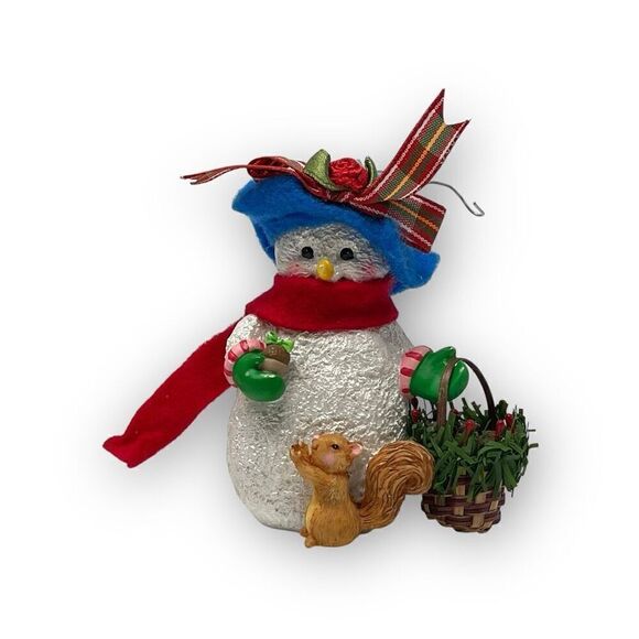 Vintage Lot of 5 Ceramic Christmas Ornaments Santa Bear Snowman AGC Summit - Picture 3 of 13